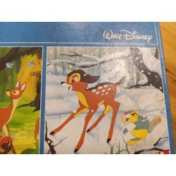Puzzles vintages Bambi et blanche neige 30 pièces