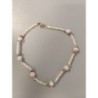 collier ras de cou perles de rocailles nacrées 