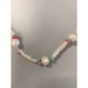 collier ras de cou perles de rocailles nacrées 