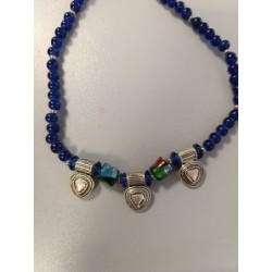 Collier tibétain perle de verre