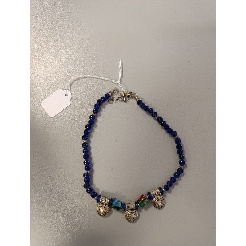 Collier tibétain perle de verre