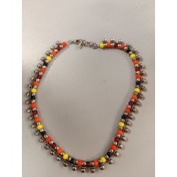Collier grelots orange scooter