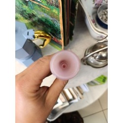 Vase soliflore opaline rose