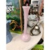 Vase soliflore opaline rose