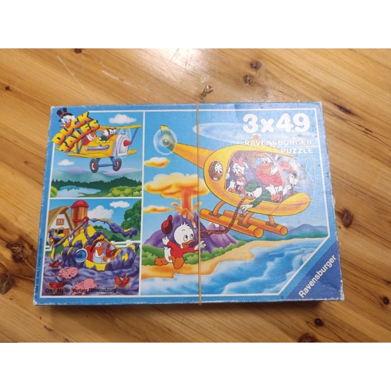 3 puzzles vintages duck tales 