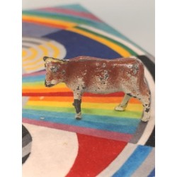 figurine de plomb vache -veau