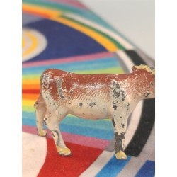 figurine de plomb vache -veau