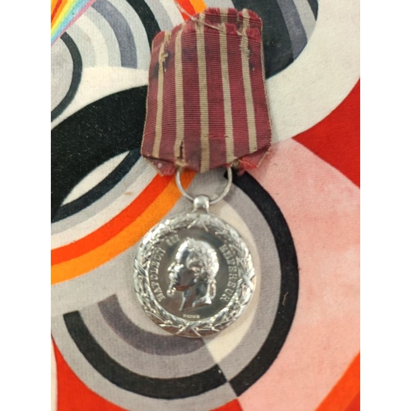Médaille campagne d'Italie 1859 argent reproduction 