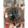 horloge Jappy vintage formica brun