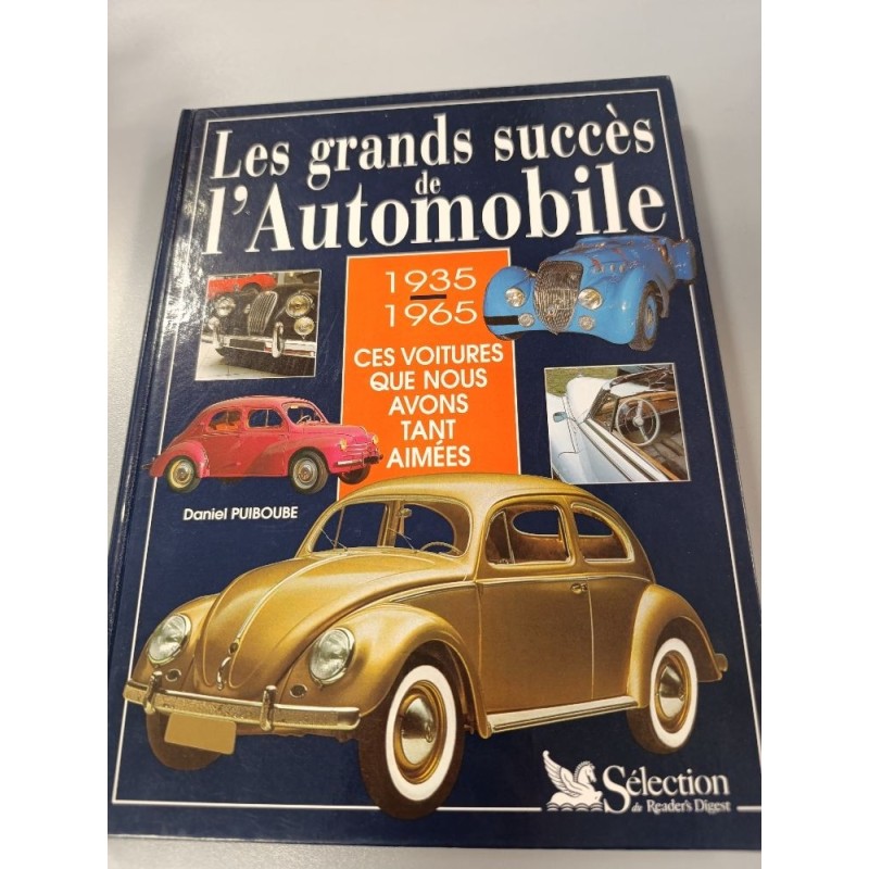 livre les grands succès de  l'automobile 1935-1965
