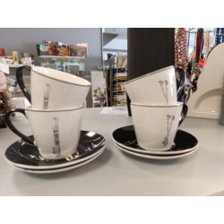 4 tasses café  Jline ski...