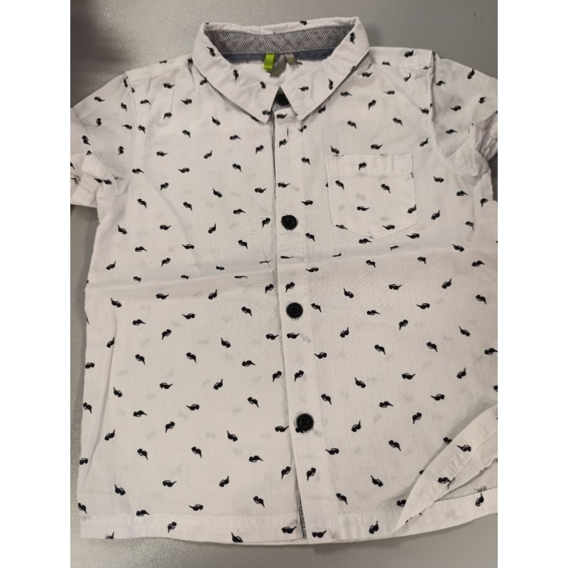 chemise manches courtes motif lunettes de soleil 12 mois orchestra