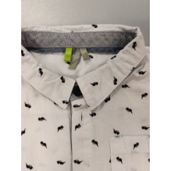 chemise manches courtes motif lunettes de soleil 12 mois orchestra