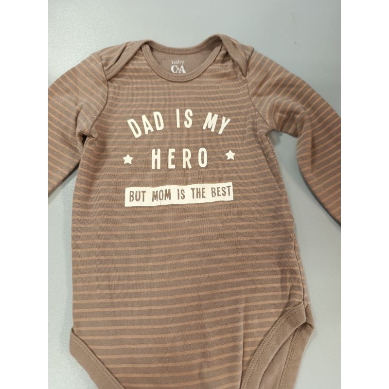 body manches longue dad is my hero