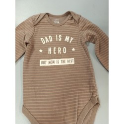 body manches longue dad is my hero