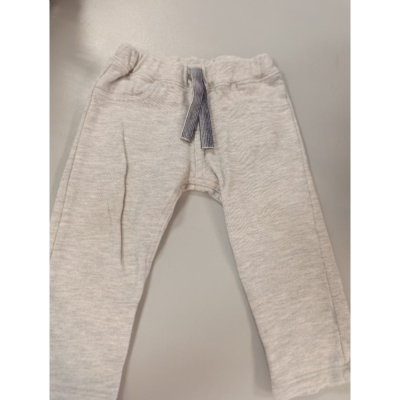 pantalon gris coton 12 mois petit bateau