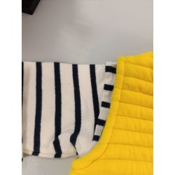 ensemble pull marinière + gilet sans manches petit bateau 12 mois