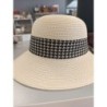 chapeau de plage noeud  pieds de poule 
