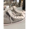 converses 38.5 gris argenté