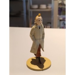 figurine tintin en trench...