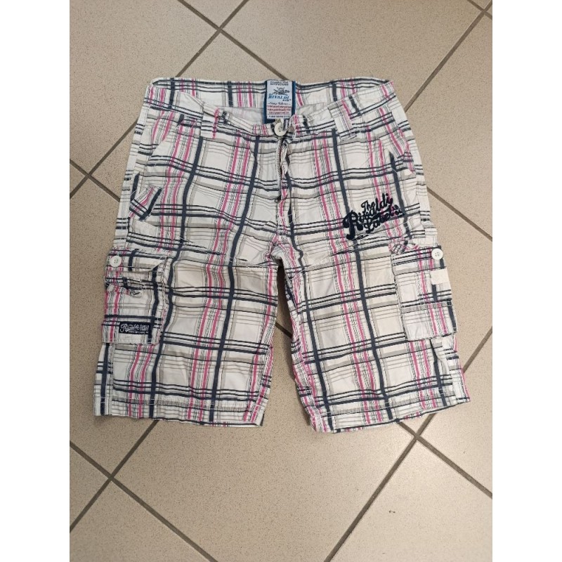 short à carreaux rivaldi taille 34