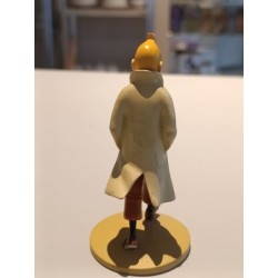 figurine tintin en trench crabe pince d'or officielle 2011
