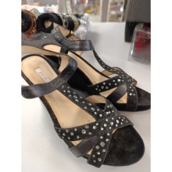sandales géox noires strass...