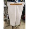 pantacourt jeans blanc taille 42