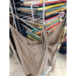 débardeur beige dos croisé taille s