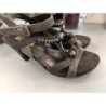sandales talons gris fugitive francesco rossi pointure 36