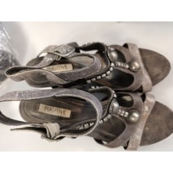 sandales talons gris fugitive francesco rossi pointure 36