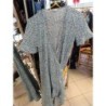 robe bleue fleur blanches style vintage Only taille 38
