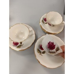 lot de 12 tasses + sous...