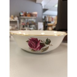saladier vintage chambord Gien rose anglaise