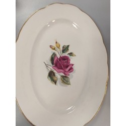plat ovale vintage Gien...