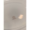 plat ovale vintage Gien chambord rose anglaise