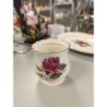sucrier  vintage Gien chambord rose anglaise manque couvercle