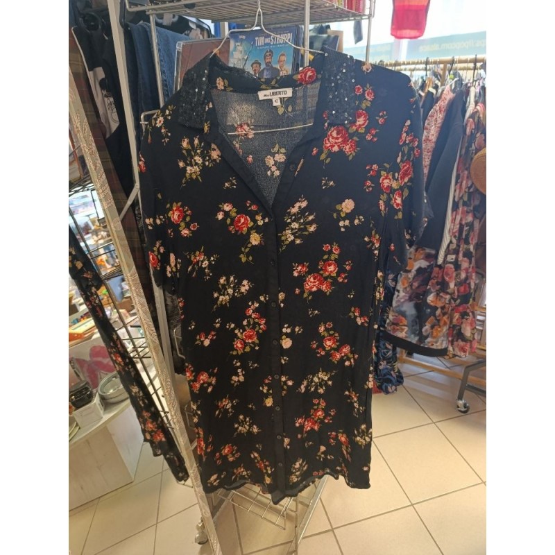robe manches courtes fleurie miss Liberto taille 42