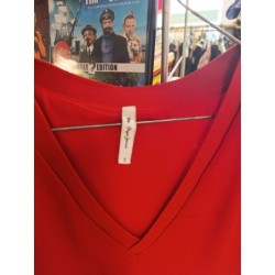 robe manches courtes rouge Pepe Jeans S-M