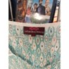 tunique sans manches turquoise motif "oeil de paon" fiancée du Makong taille 38