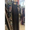 Longue robe noire pois dorée promod taille 36 