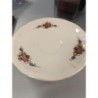 sous tasse sarreguemines alsacien Loux 3 fleurs