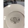 sous tasse sarreguemines alsacien Loux 4 fleurs