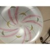 lampe plafonnier vintage 60' en verre prêt à poser