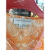 chemisier cache coeur sans manches couleurs orangés taille M