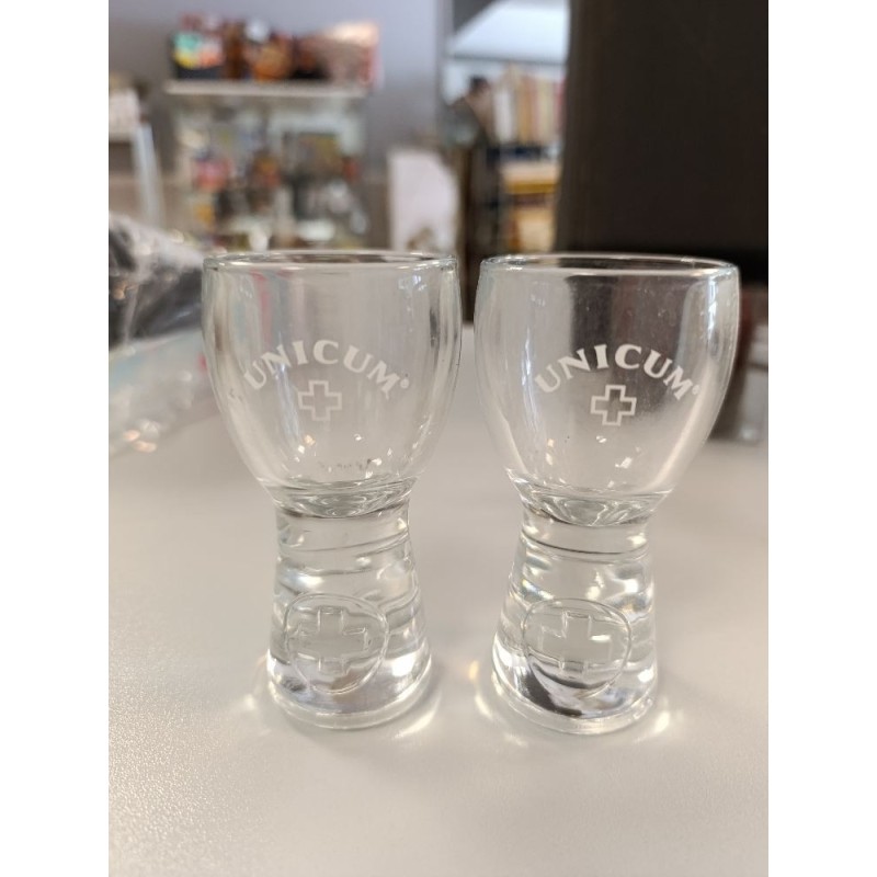 verre à shot unicum lot de 2