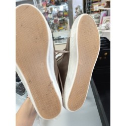 baskets montantes beiges étoile dorée pointure 37