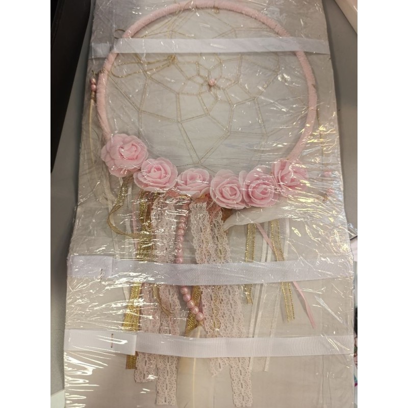 capteur de rêve princesse romantique rose