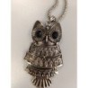 collier sautoir hibou