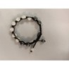 bracelet shambala strass blanc et noir